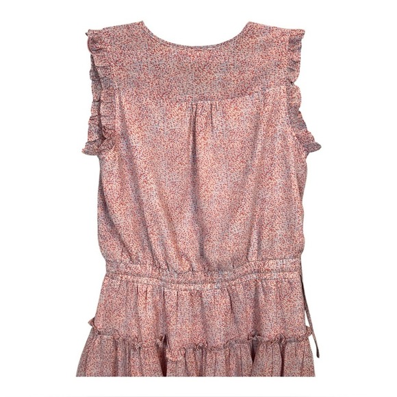 Pinch Women's Ditsy Ruffle Mini Dress Spring Sleeveless, Size L - Picture 5 of 9